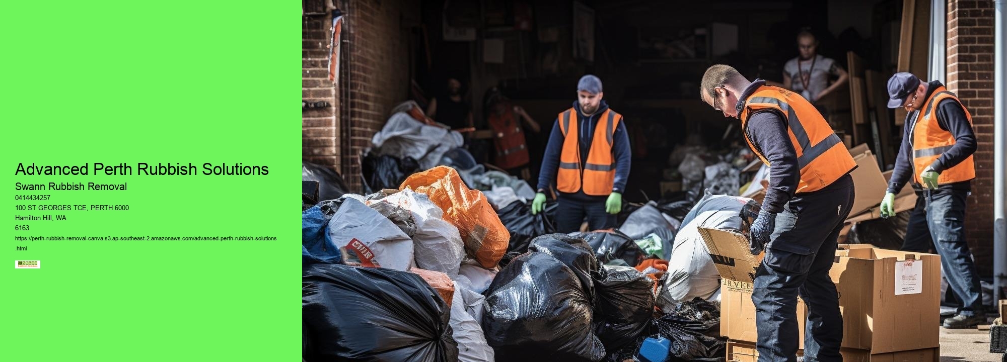 Corporate Rubbish Management Perth